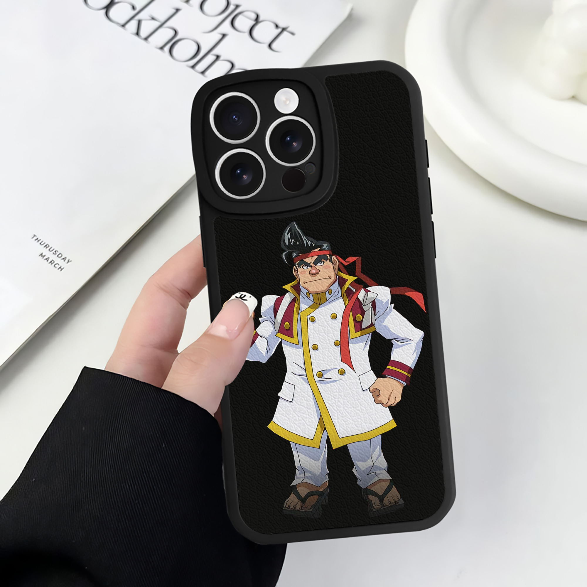 （画像用） 遊☆戯☆王 Yu-Gi-Oh! 【iPhone 16シリーズ対応】シリコンスマホケース（レザー調） 材質：シリコン